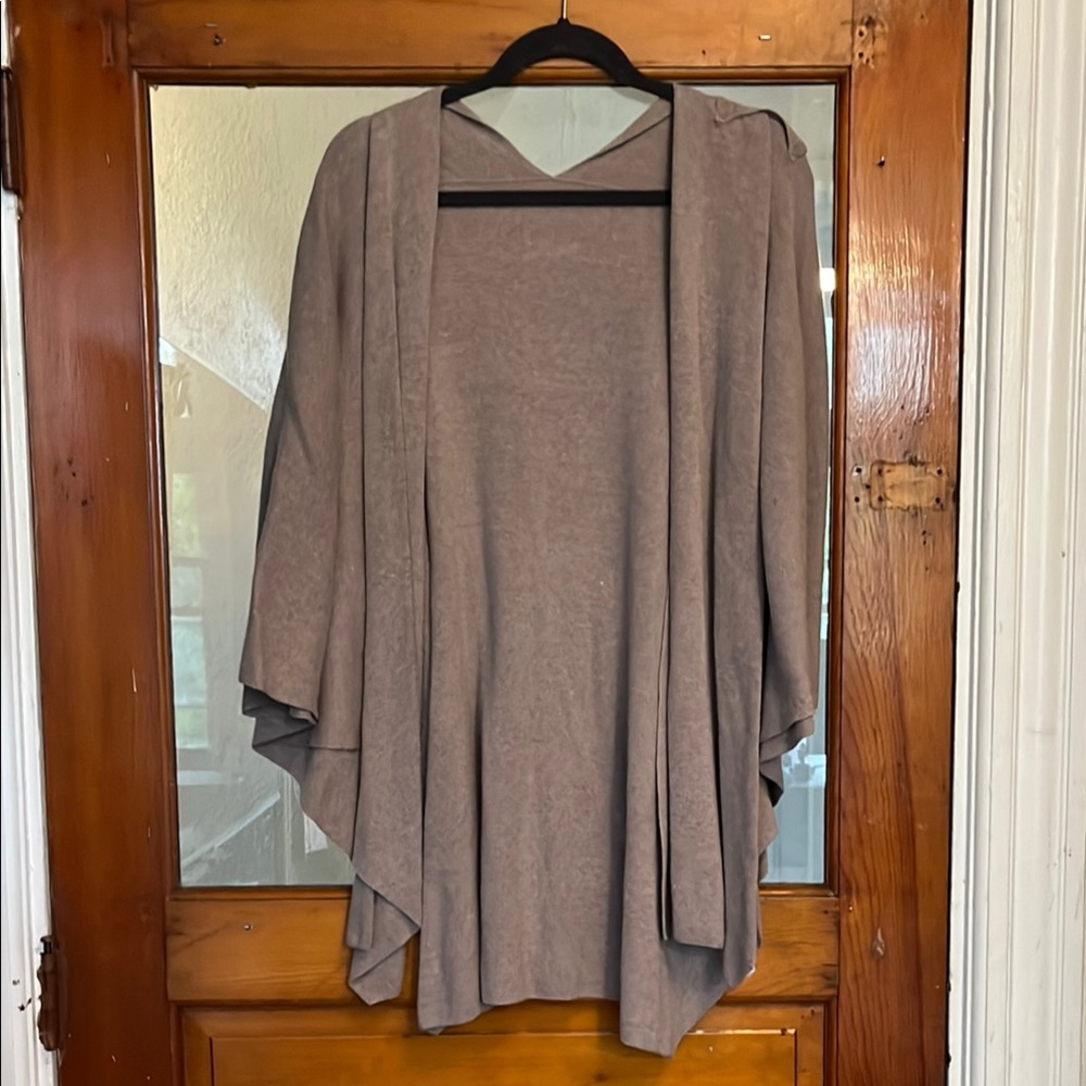 Open Front Tan Cardigan